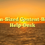 Down-Sized Content-Based Help-Desk