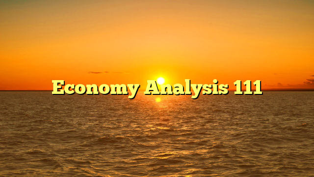 Economy Analysis 111