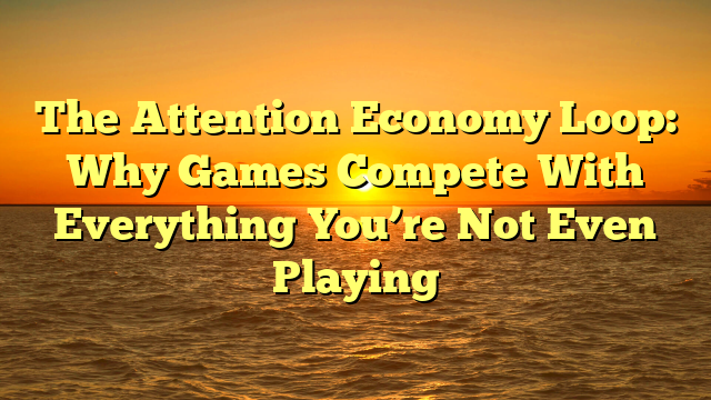 The Attention Economy Loop: Why Games Compete With Everything You’re Not Even Playing